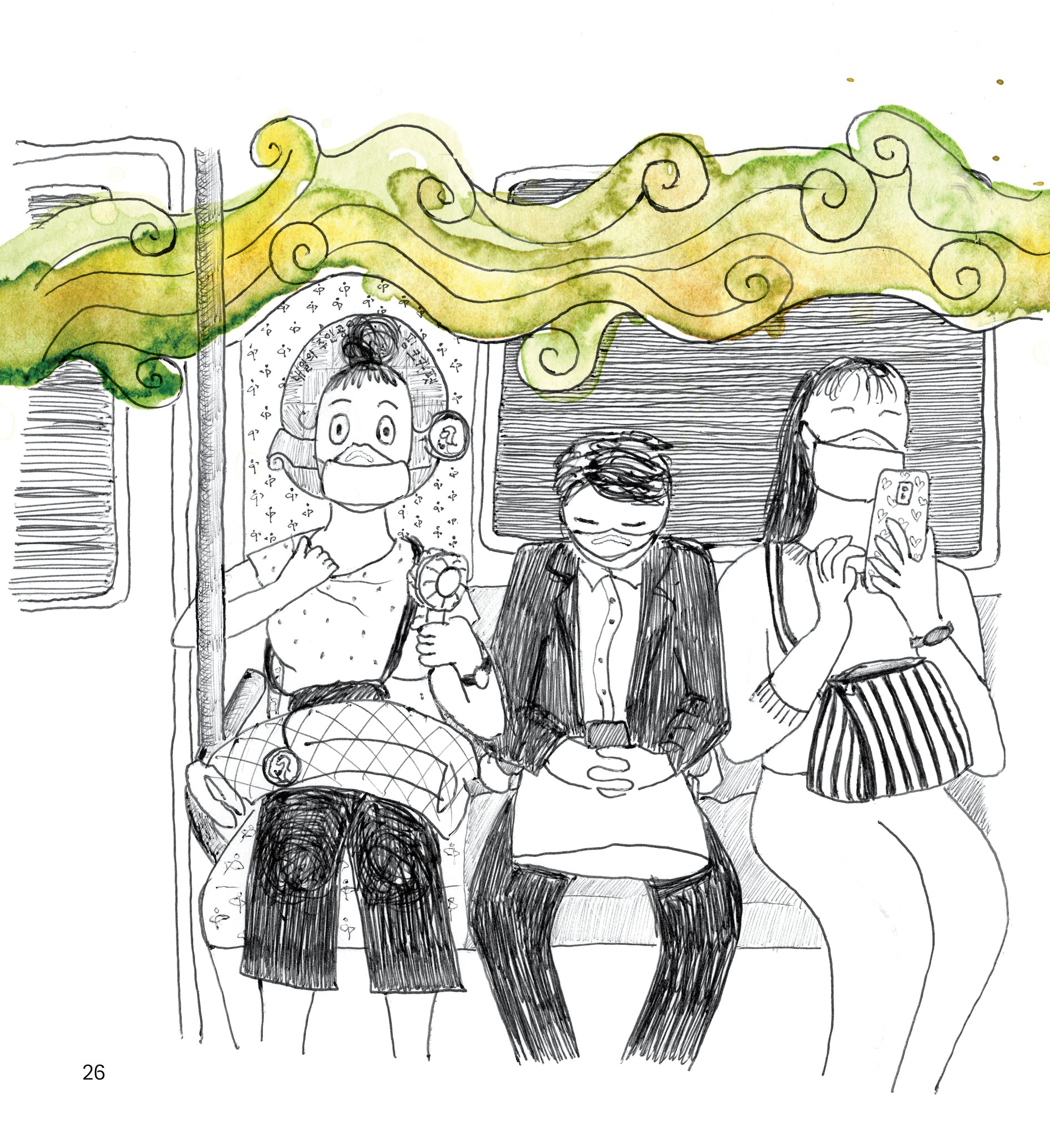Illustrated diary, [나는 한국에서 임신했다/ I got pregnant far from home]