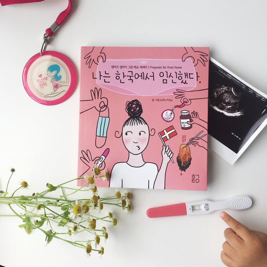 Illustrated diary, [나는 한국에서 임신했다/ I got pregnant far from home]