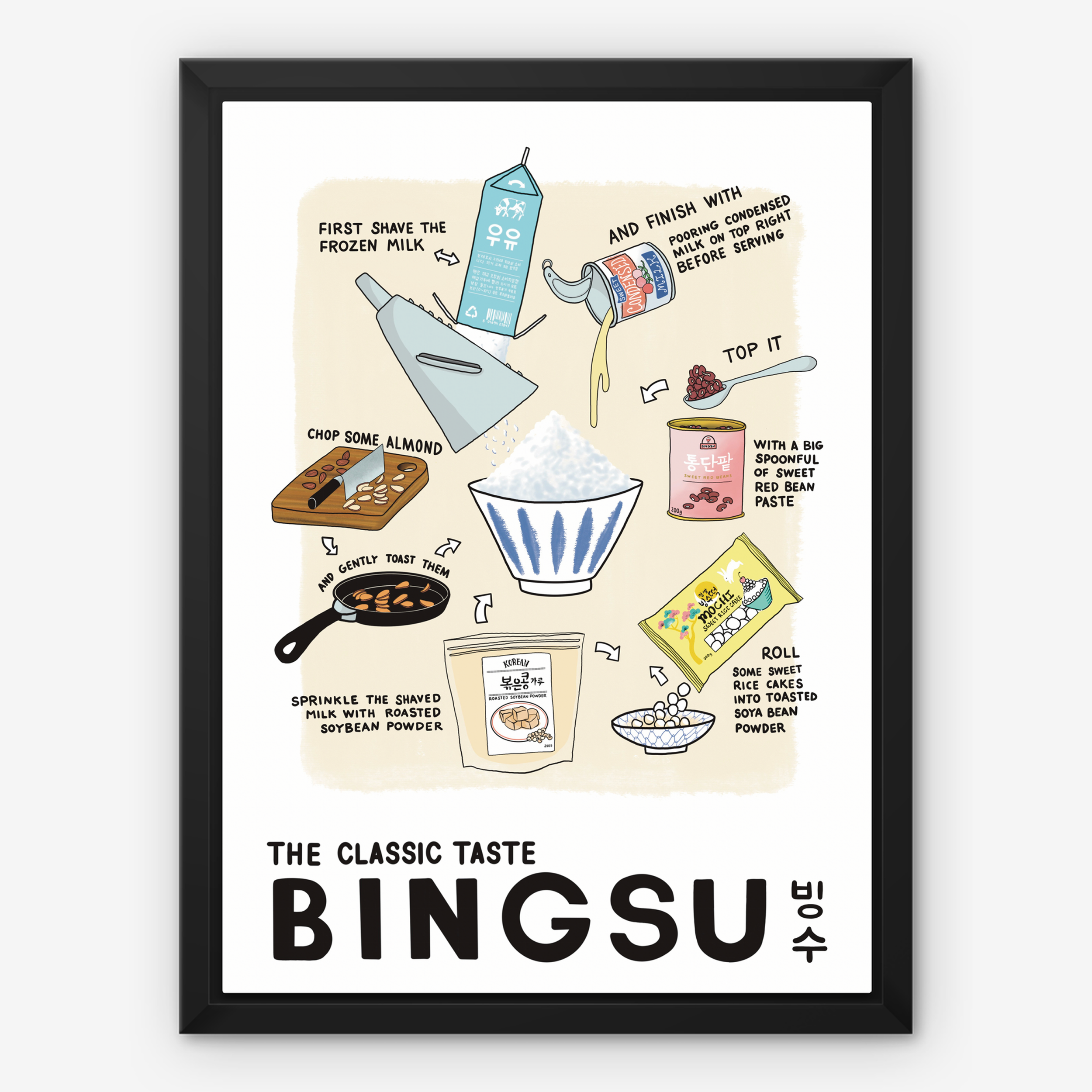 Korean Bingsu Art Print — Digital Download